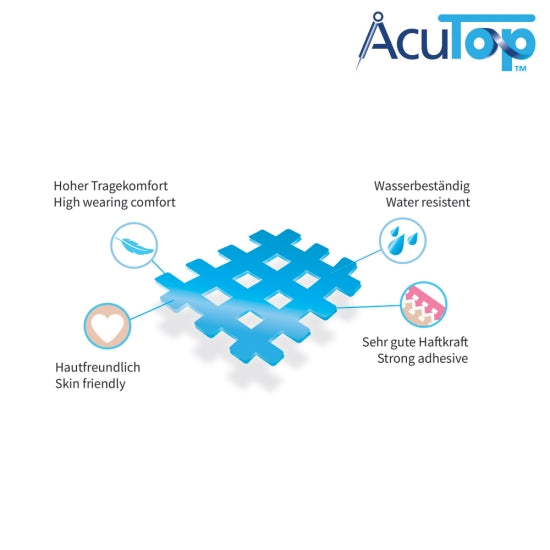 AcuTop Gitter Tape XXL- Die effektive Lösung für Muskelverspannungen