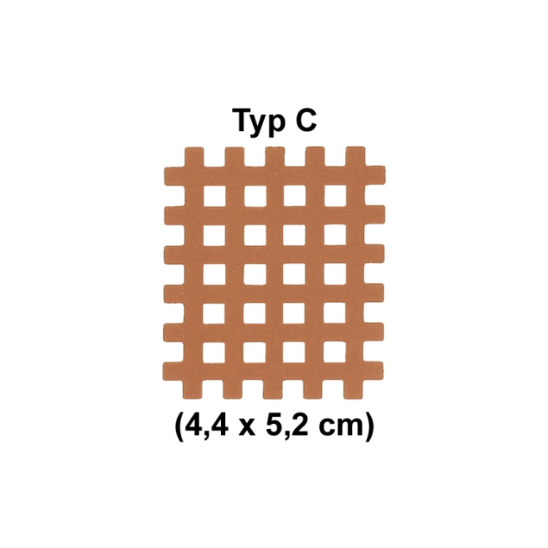 AcuTop Gitter Tape Typ C-  Die effektive Lösung für Muskelverspannungen