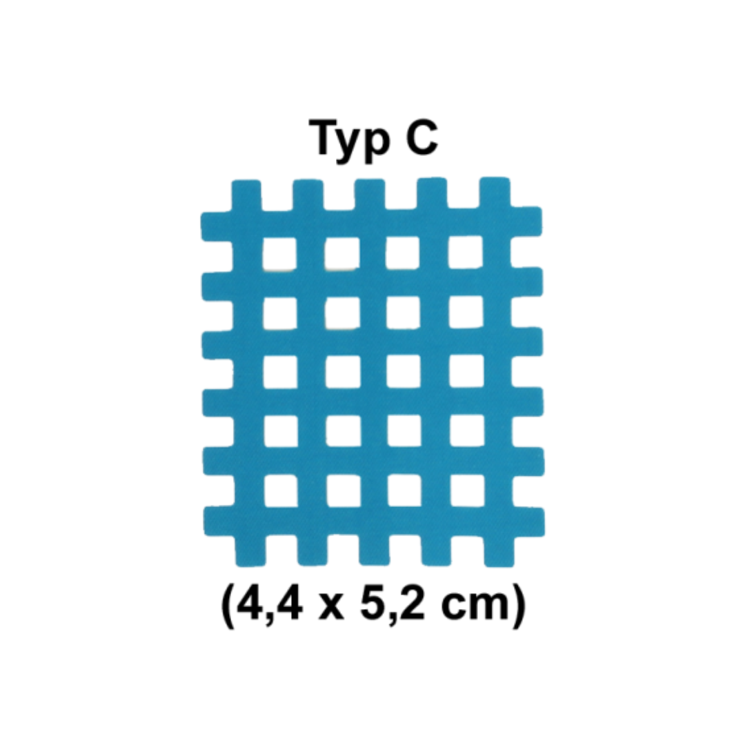 AcuTop Gitter Tape Typ C-  Die effektive Lösung für Muskelverspannungen