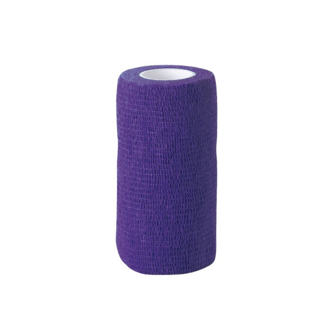Flieder-farbene selbsthaftende Bandage für Pferde Equilastic Maxi von Kerbl für Wundversorgung & Fixierung