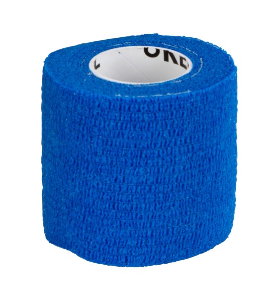 Blaue kleine selbsthaftende Bandage für Tiere - Kerbl Equilastic Mini Verband