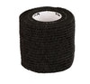 EquiLastic Mini Selbsthaftende Bandage von Kerbl in Schwarz – elastischer Verband für Katzen und Hunde