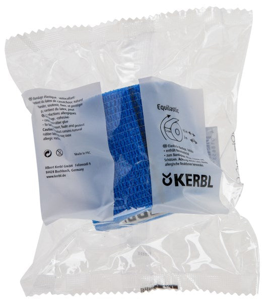 Einzeln eingeschweißte kleine, selbsthaftende Bandage mit 4,5m Abrolllänge und 5 cm Breite - Equilastic Mini