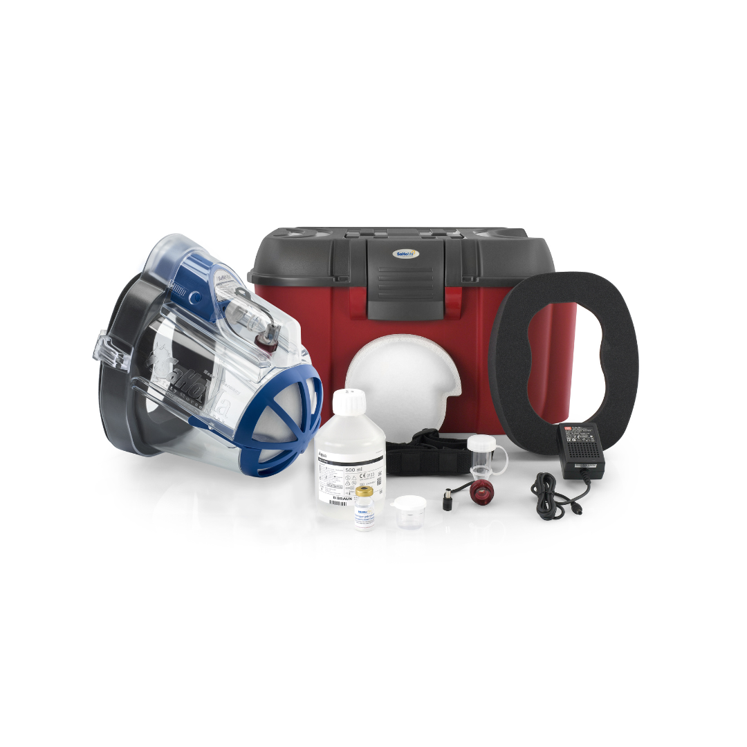 Der SaHoMa- Pferdeinhalator von Nebutec – Inhalationsmaske für Pferde- das mobile, akkubetriebene Inhalationsgerät für Pferde. Ideal zur Behandlung von Atemwegserkrankungen wie Equinem Asthma und RAO. Dank innovativer Mesh-Technologie ermöglicht dieser Inhalator eine effektive Aerosoltherapie mit Kochsalzlösung oder Medikamenten.