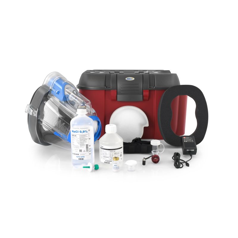 Der SaHoMa-II Pferdeinhalator von Nebutec – das mobile, akkubetriebene Inhalationsgerät für Pferde. Ideal zur Behandlung von Atemwegserkrankungen wie Equinem Asthma und RAO. Dank innovativer Mesh-Technologie ermöglicht dieser Inhalator eine effektive Aerosoltherapie mit Kochsalzlösung oder Medikamenten.