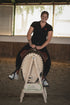 Balance Rider Pendelmechanik nach links für reitspezifisches Balancetraining