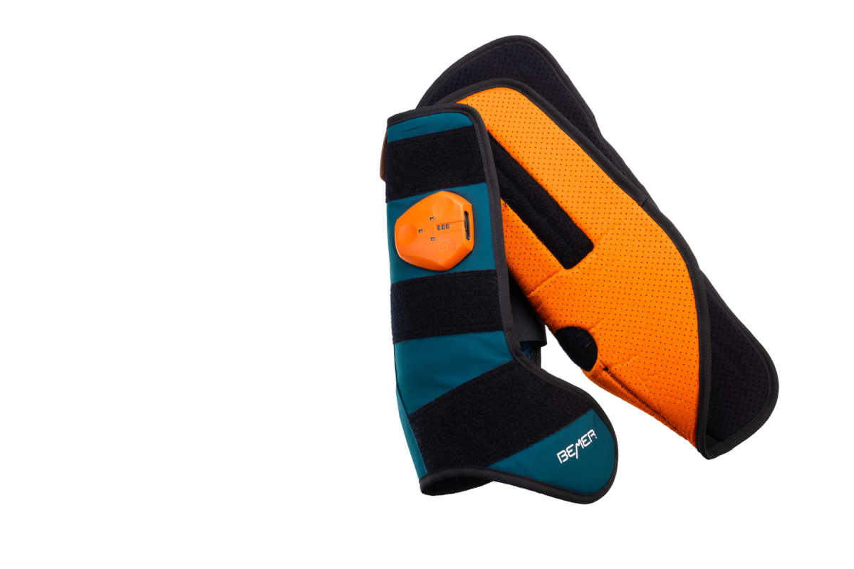 Magnetfeldtherapie Gamasche mit herausgenommenem Inlett - atmungsaktiv, waschbar und mit Cool-Max Technologie