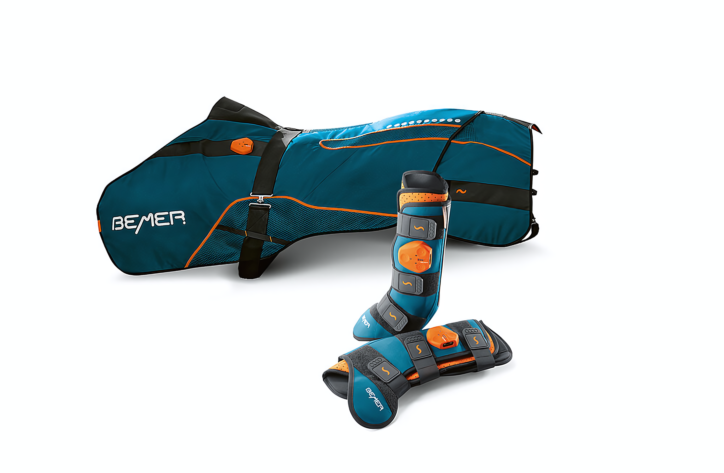 Bemer Horse Set Magnetfeldtherapie mit Pferdedecke und gamaschen