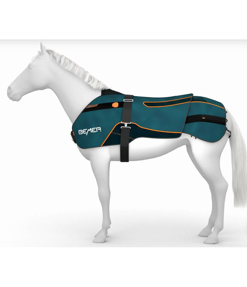 BEMER Horse-Line Pferdedecke mit Riemen zur Größen-Anpassung - perfekter Sitz an jedem Pferd
