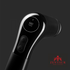 Das Novafon Power 2 in Schwarz – Display zeigt "Hi! Friend" - unten rechts das Logo von Zentaur Wellness