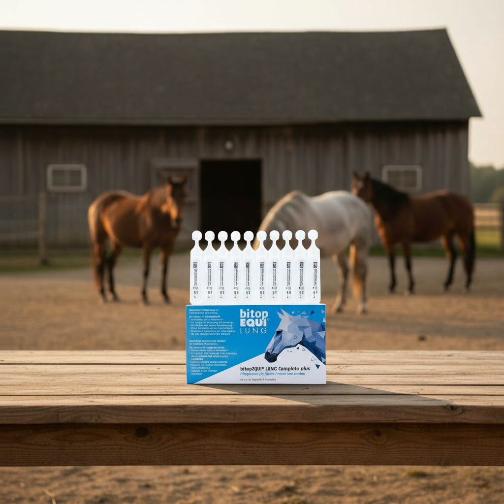 bitopEQUI® LUNG Complete plus – Schleimlösende Inhalationslösung bei Pferdehusten & Allergien (30x5ml)