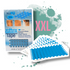 AcuTop Gitter Tape XXL in Blau - Verpackung mit 20 Akupunkturpflastern für kinesiologische Therapie