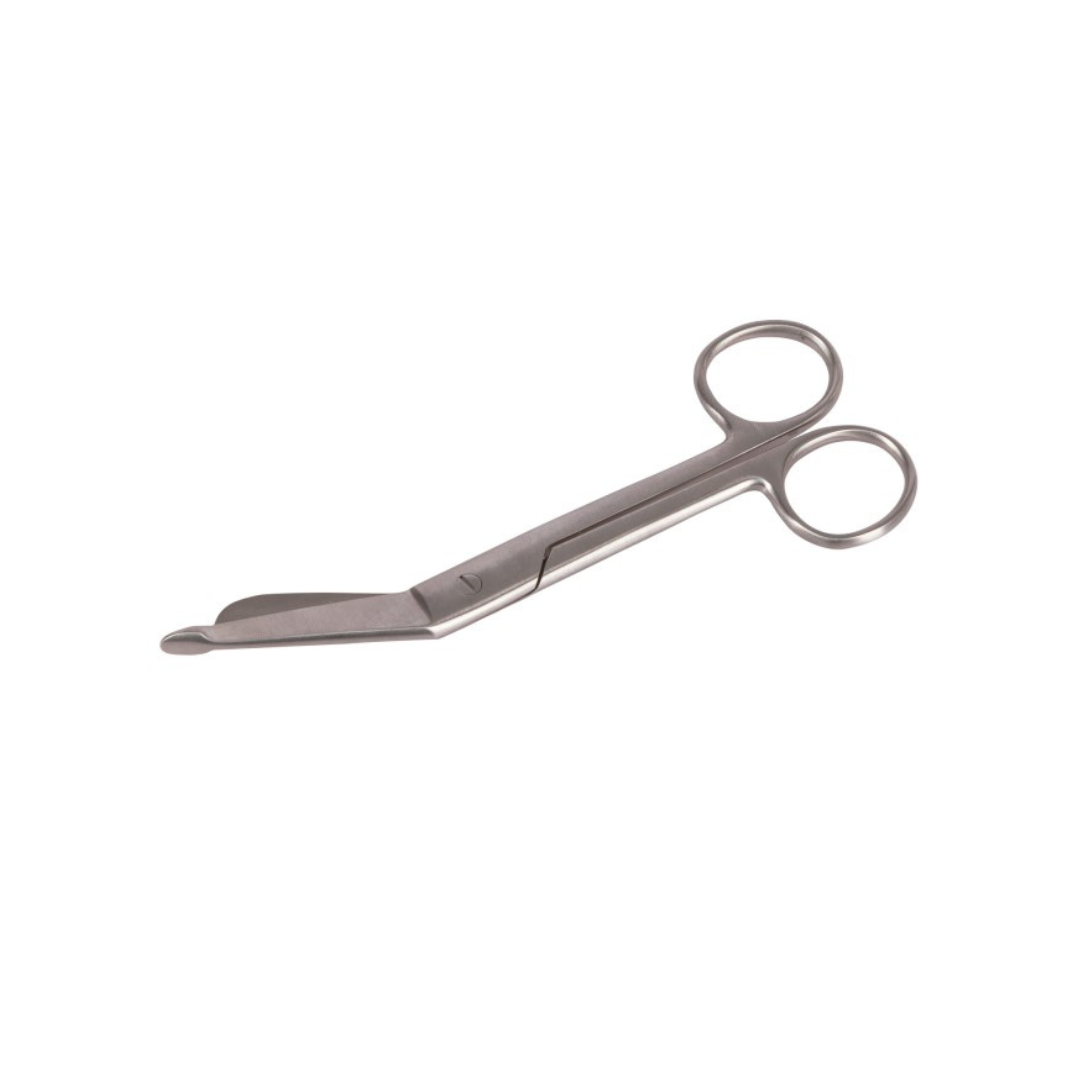 KERBL Verbandsschere 14,5 cm – kompakte Edelstahlschere für Tierpflege -Lister-Form Verbandsschere  – rostfrei & hygienisch 