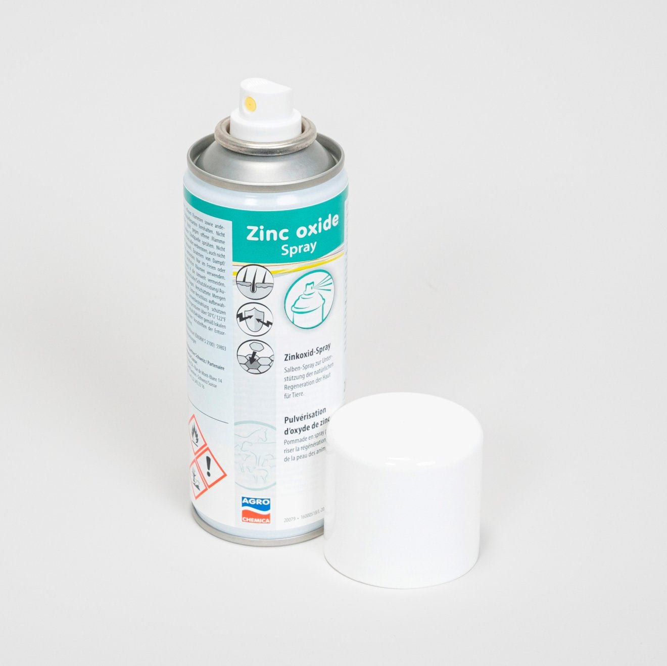 Kerbl Zinksalbenspray 200 ml gegen Mauke und Hautirritationen bei Pferd, Hund & anderen Tieren