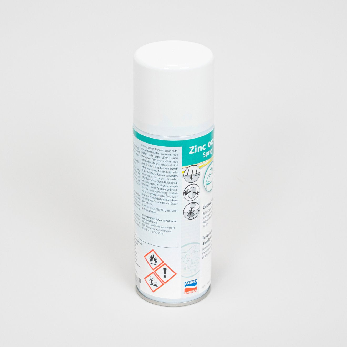 Zinkoxidspray für Tiere zur Wundpflege und Hautschutz bei Pferden und Hunden - Spraydose mit 200 ml Inhalt & Sicherheitshinweisen