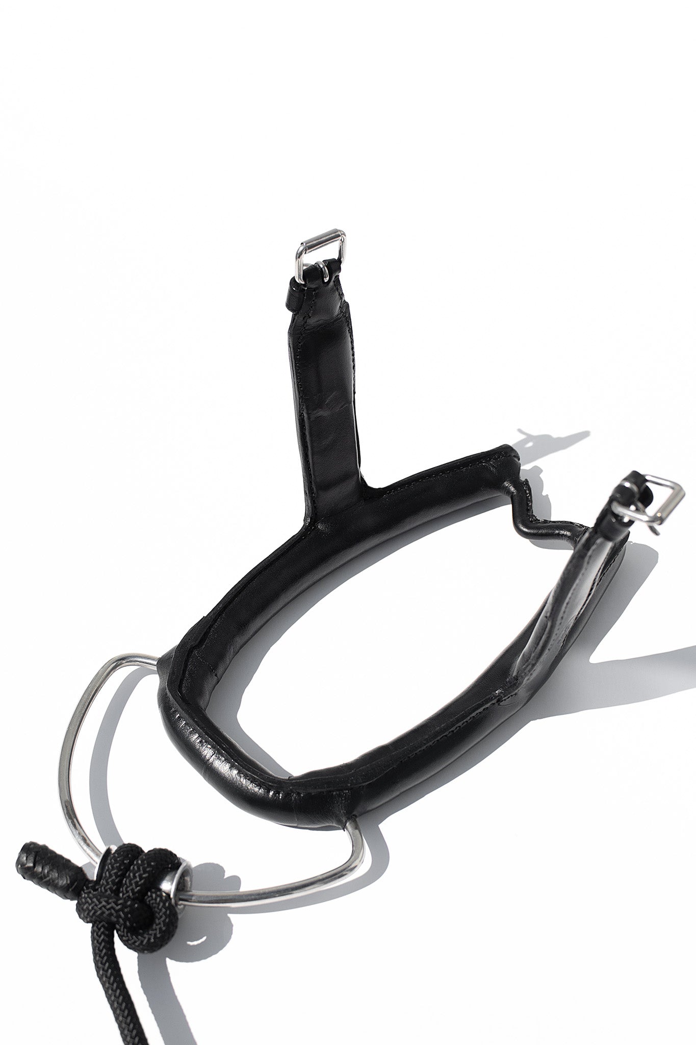 Vorderansicht des Mobility Bridle Produktfoto im Studio – entwickelt von Franz Grünbeck