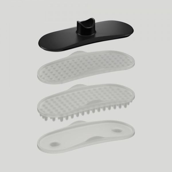 Novafon Modular-Set – alle vier Aufsätze (Oval, Grip, Noppen, Trigger) komplett im Set für gezielte Tiertherapie