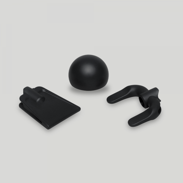 Novafon Physio-Set – Faszien-Ball, Faszien-Gabel und Faszien-Keil als komplettes Aufsatz-Set