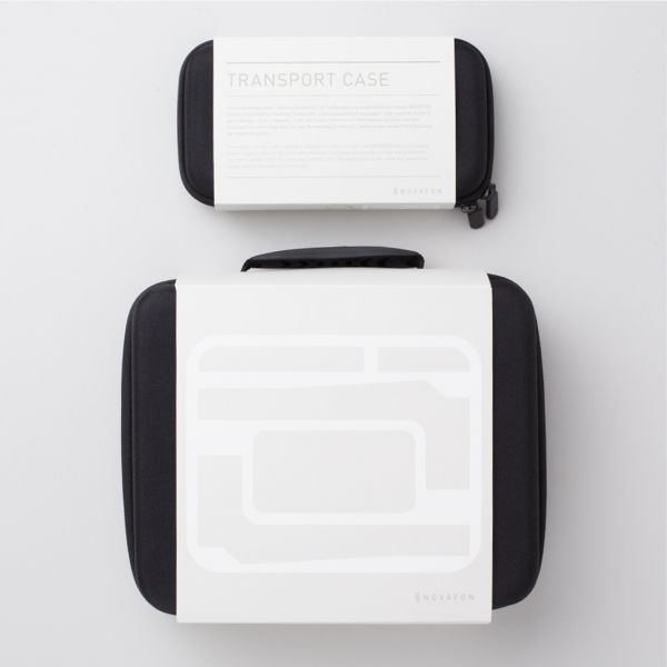 Novafon Transport Case Set 2er-Set Taschen: Groß und klein für sicheren Transport und Aufbewahrung von Geräten und Zubehör
